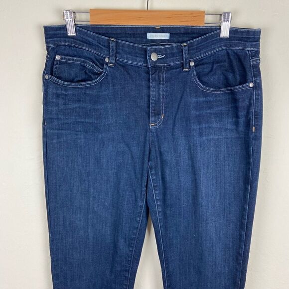 Eileen Fisher Organic Cotton Stretch Straight Ankle Jean - Picture 4 of 8